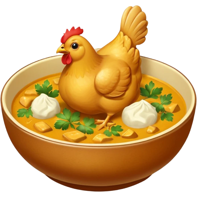 chicken curry in a bowl emoji