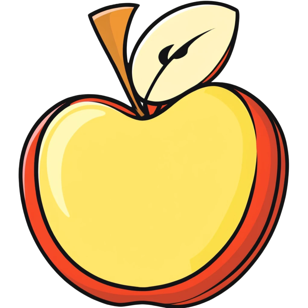 apple slices emoji