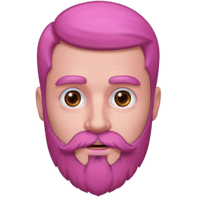 pink bearded man emoji