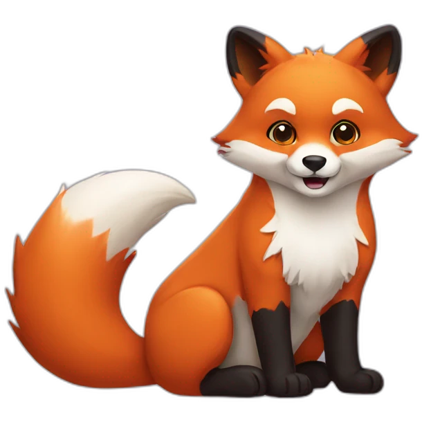 fox + a shared panda emoji