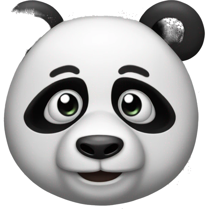 Panda animatronic emoji
