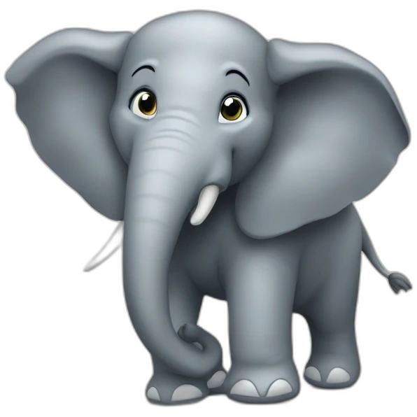 Tottus sur un éléphant emoji