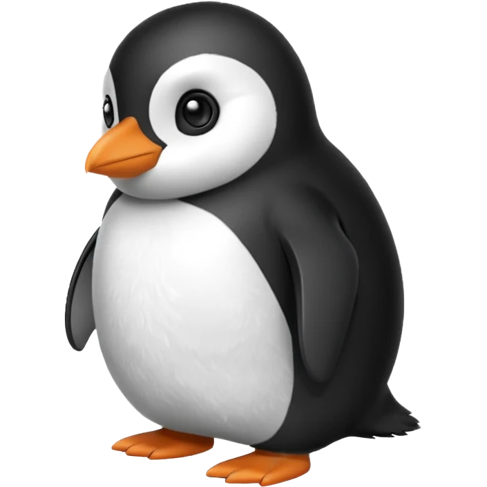 Winter penguin emoji
