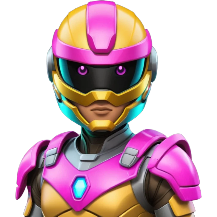 cyberpunk power ranger emoji