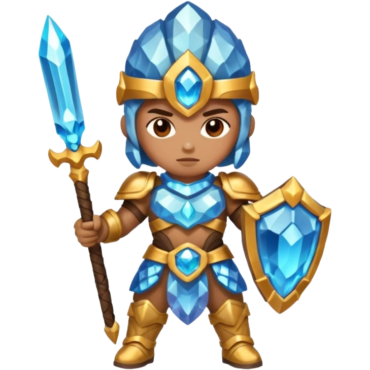 crystal geode warrior emoji