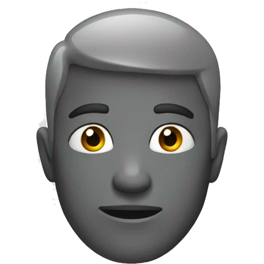 Not emoji in grey colour  emoji