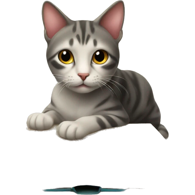 cat on book emoji