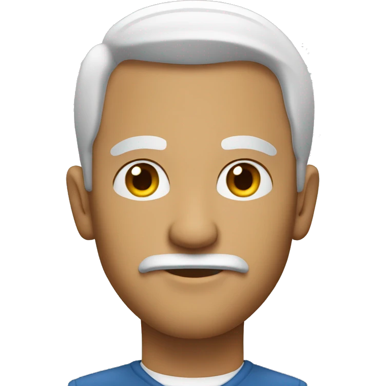 A man wird a chair  emoji