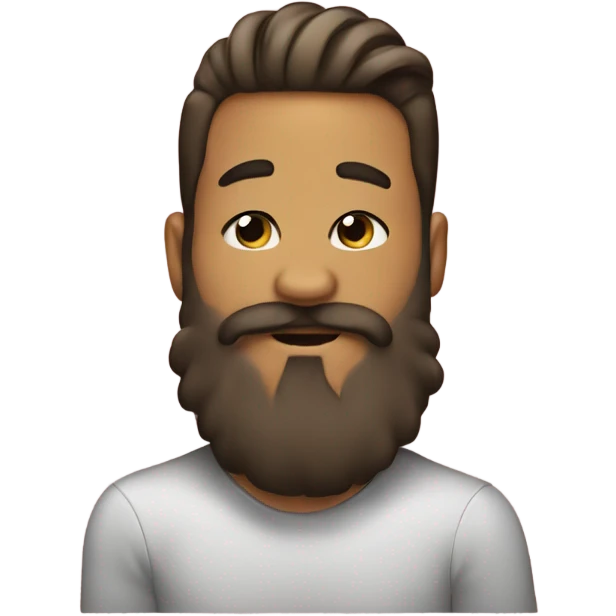 gay kiss one with beard emoji