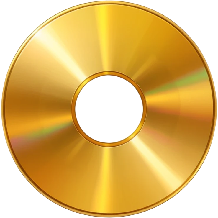 gold CD emoji