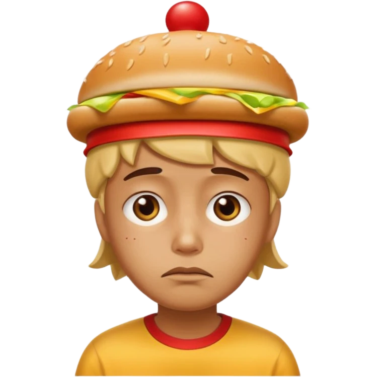 😔 this emoji with a fast over its head emoji