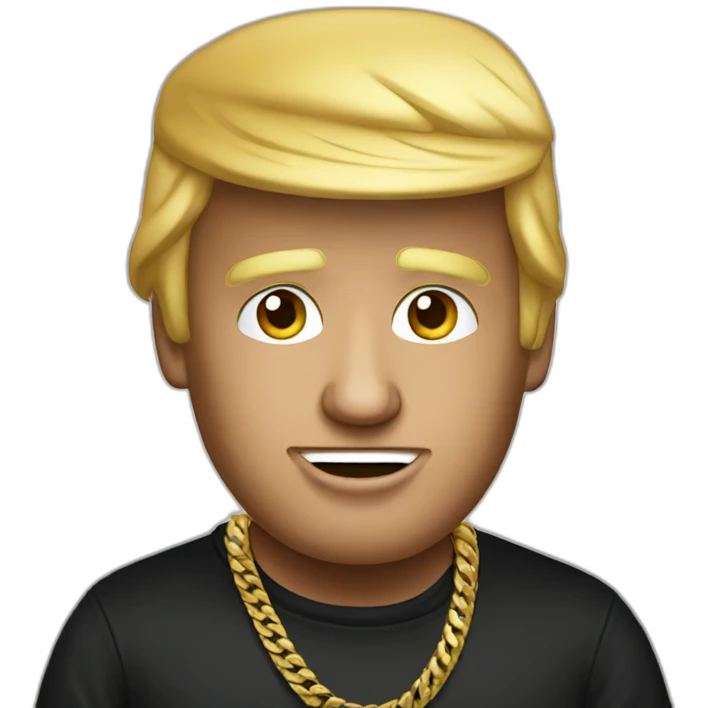 donald trump rapper emoji