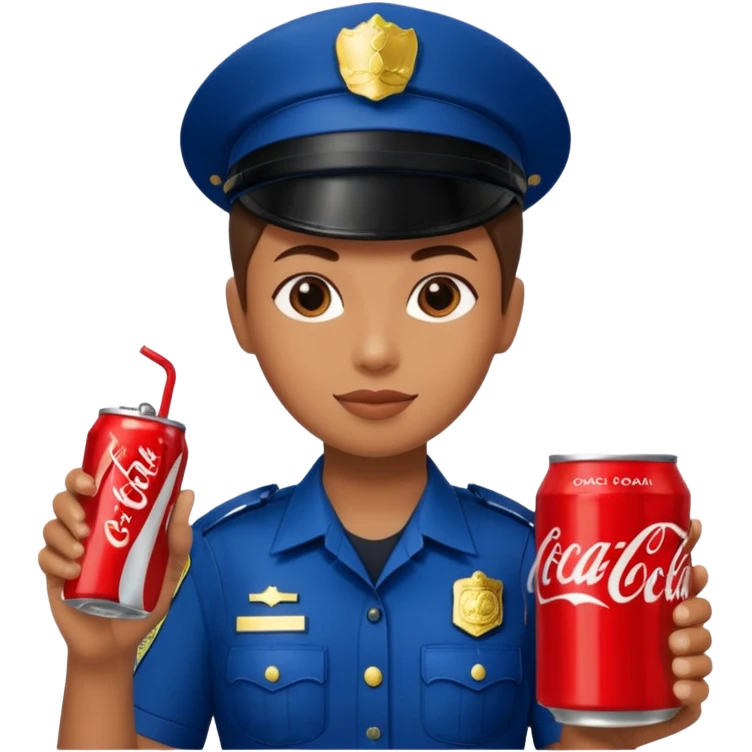 Coca cola police emoji