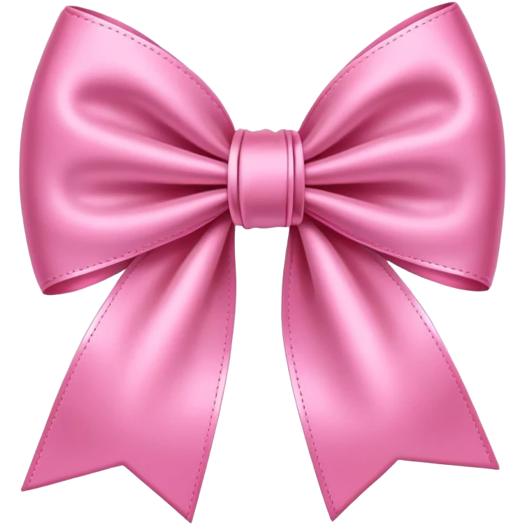 Pink bow emoji