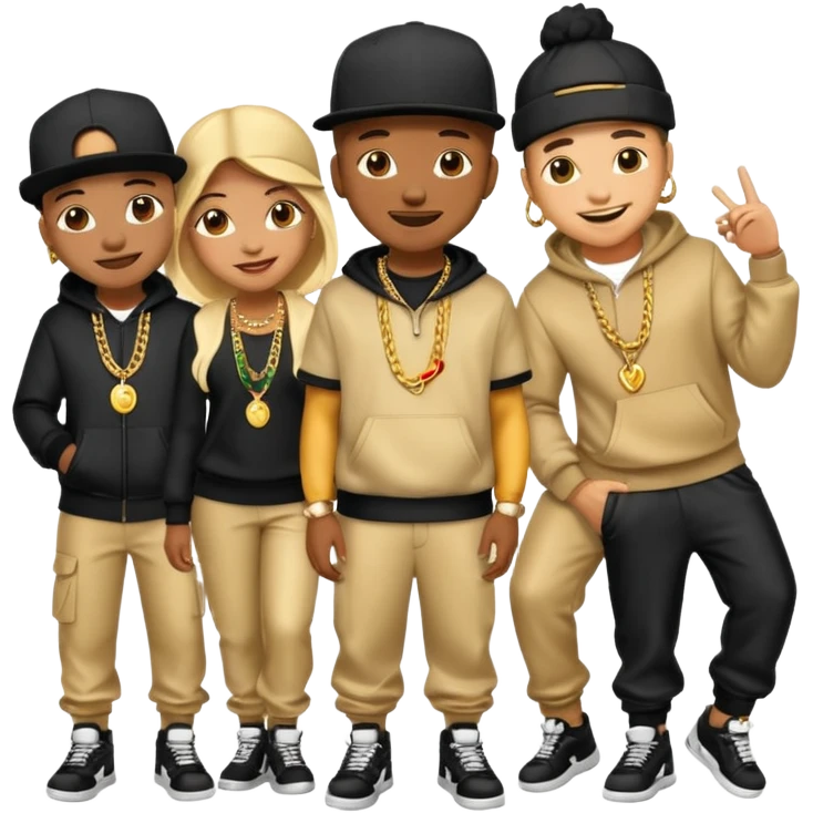 Emoji hip hop emoji