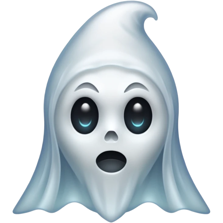 Ghost with pointy head emoji