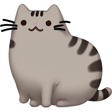 pusheen but orange emoji