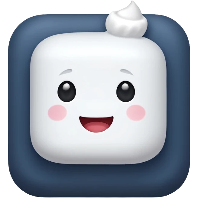 slutty marshmallow emoji