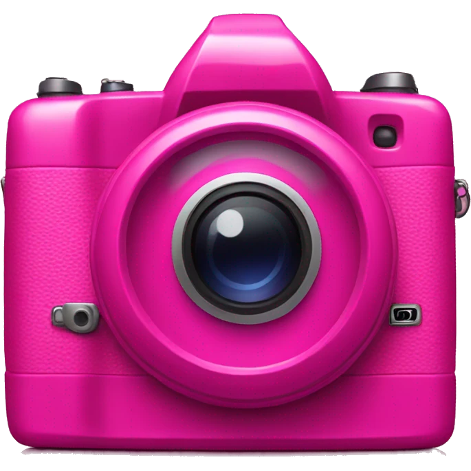 Hot pink camera  emoji