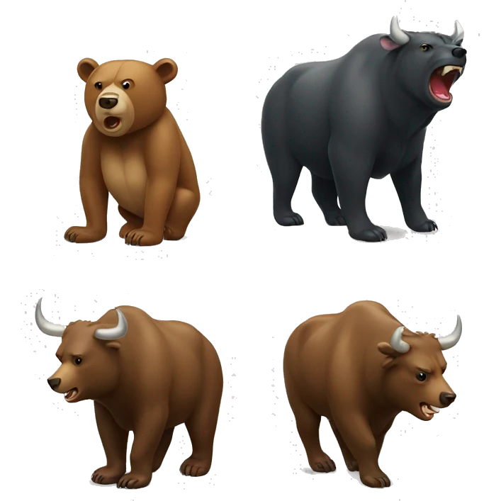 BEAR VS BULL emoji