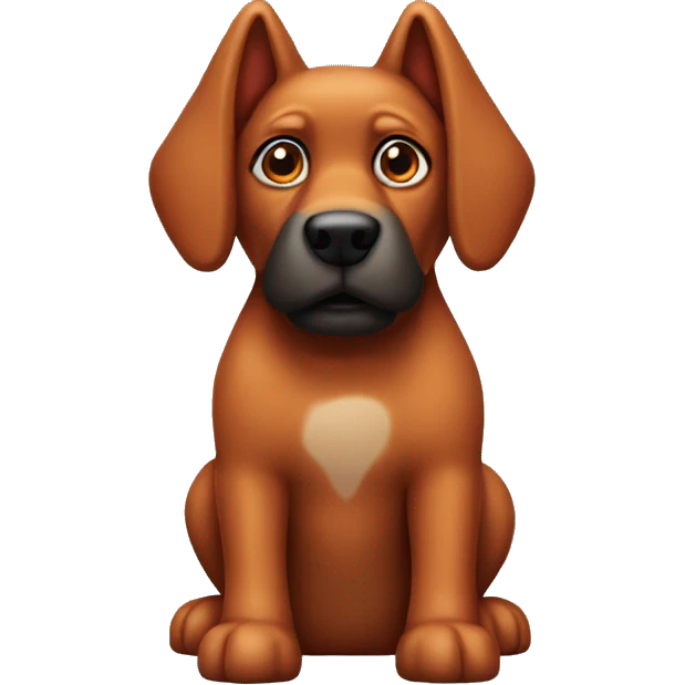 red dog-eared cheat sheet emoji