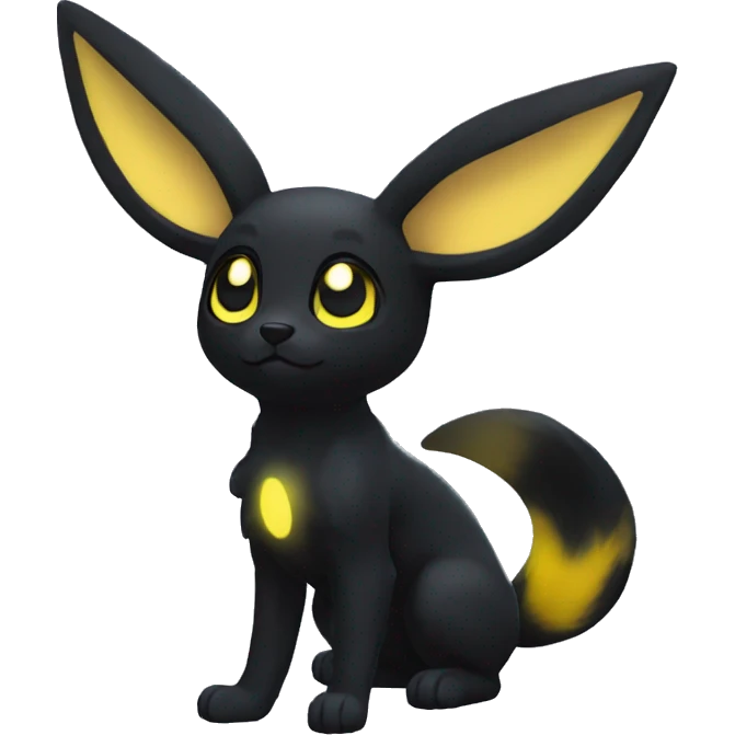 Lunar Nebula Umbreon full body emoji