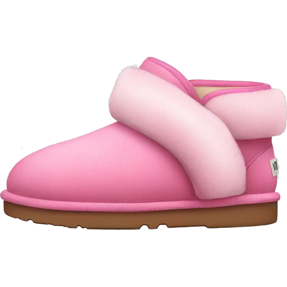 Pink Ugg slippers emoji