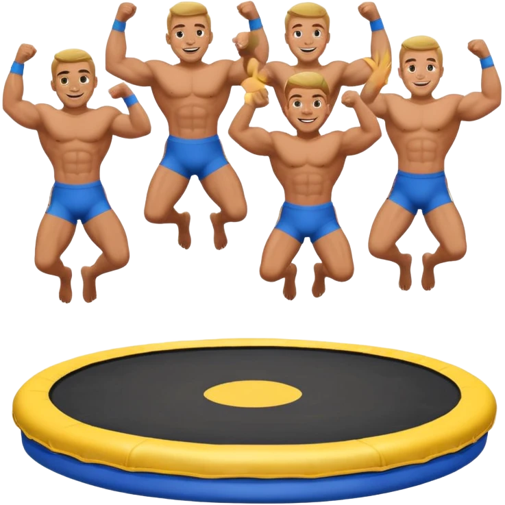 Gay men bouncing on it emoji