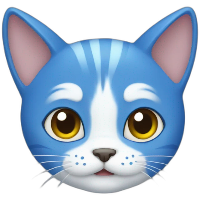 blue cat emoji