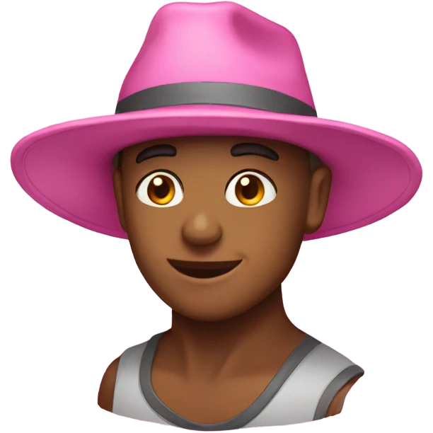 pink hat emoji