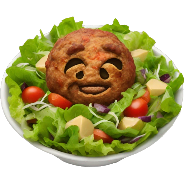 meatball salad emoji