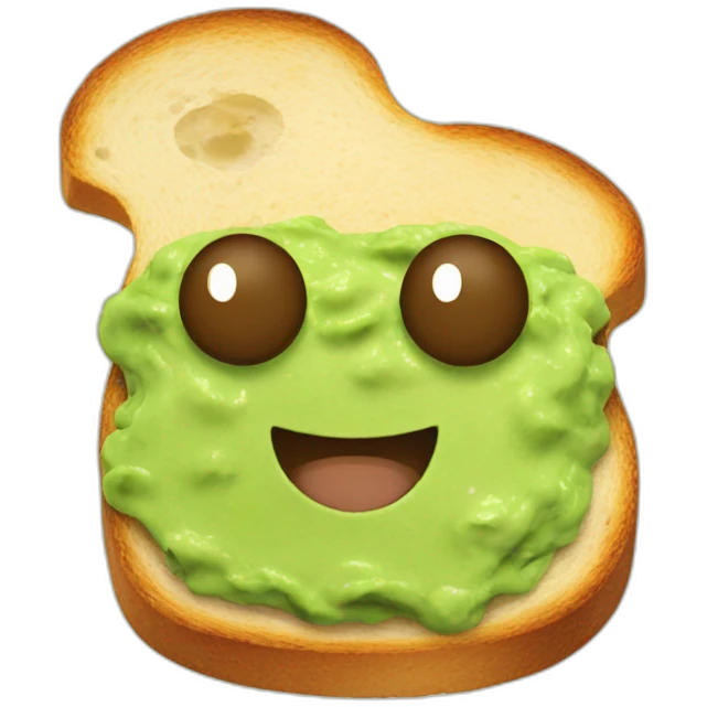 Guacamole Toast emoji