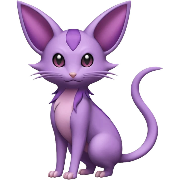Rattata-Noibat-Skitty-Espeon-Purrloin-Fakemon-hybrid-creature (full body) emoji
