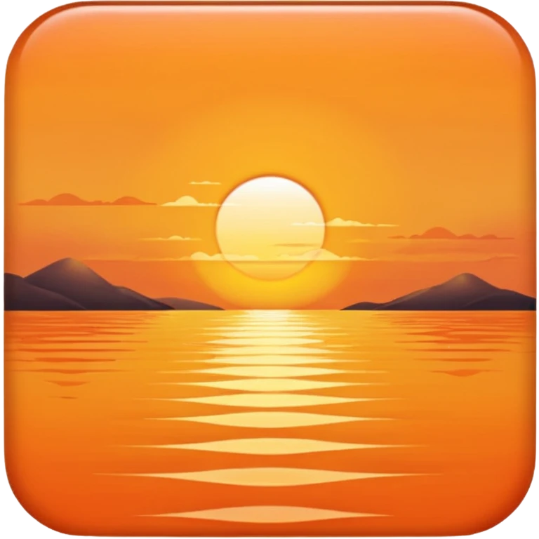 The Sunset Sea emoji