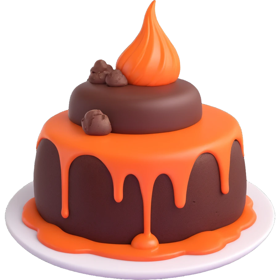 lava cake emoji