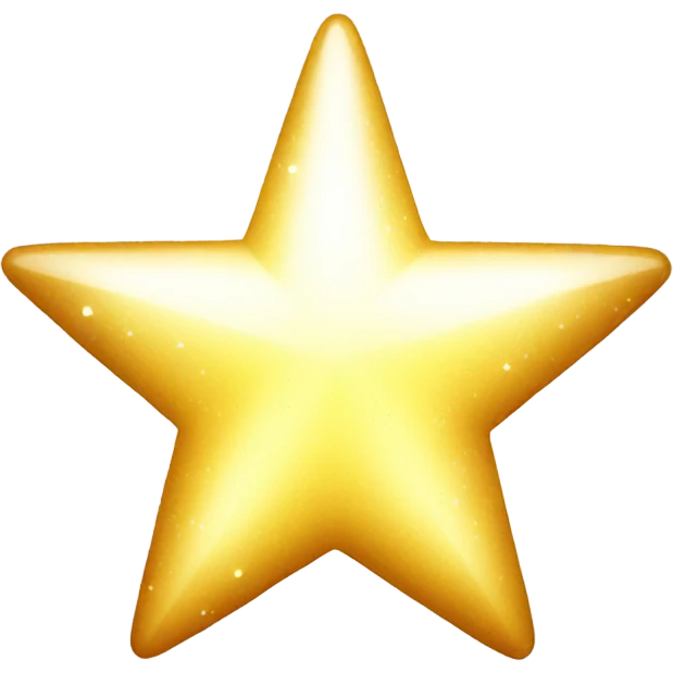 Shiny star emoji