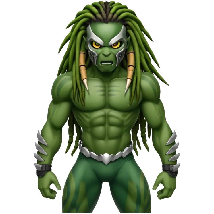 The predator from the movie  emoji