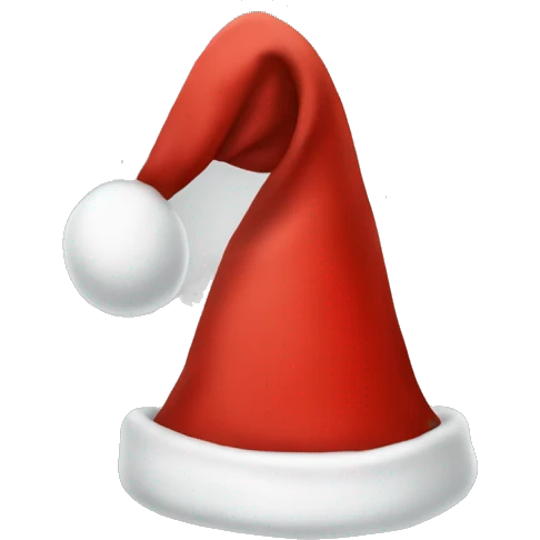 Santa’s hat with name Rafa emoji