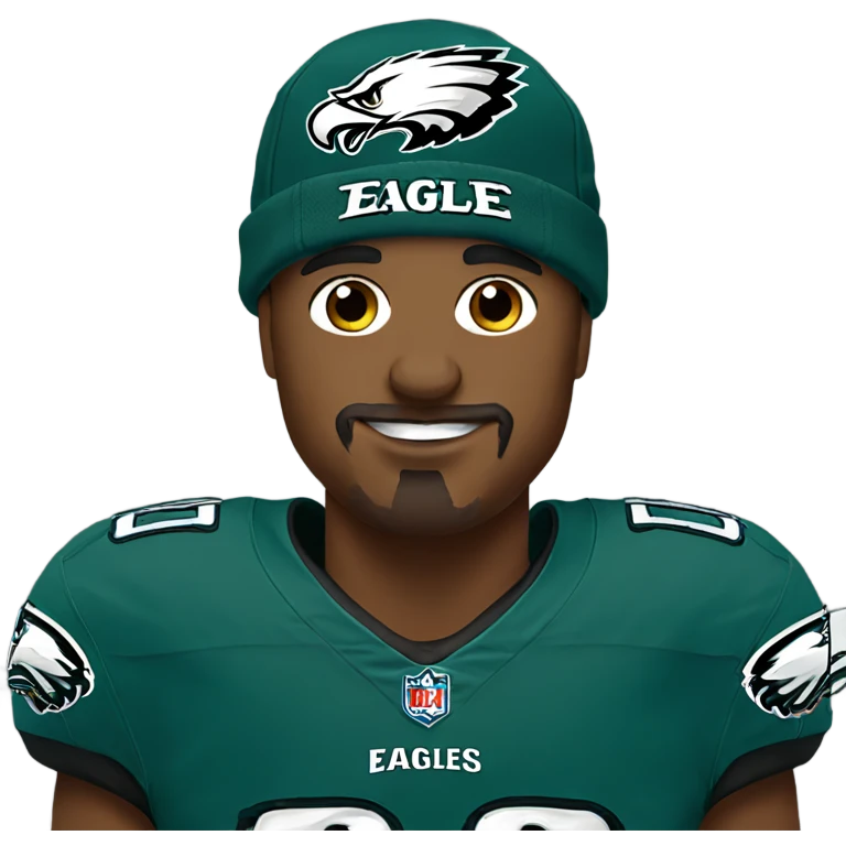 Dg wearing eagles jersey emoji