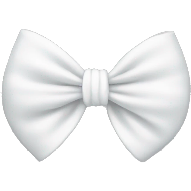white bow emoji