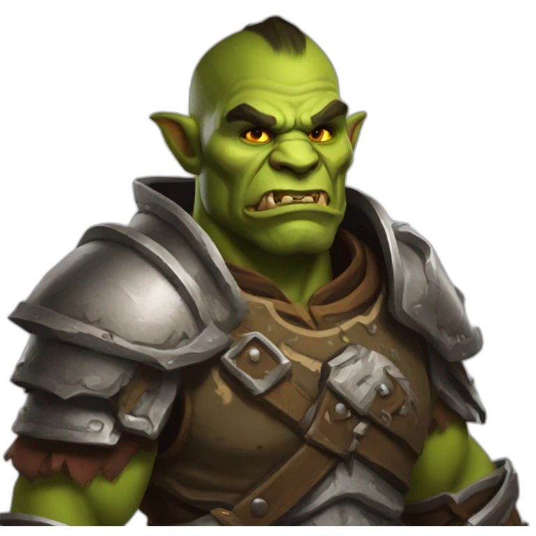 orc male warrior from world of warcraft emoji