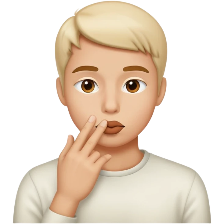 🫂🤫 emoji