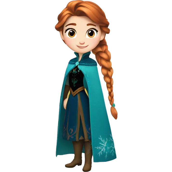 Anna from Frozen emoji