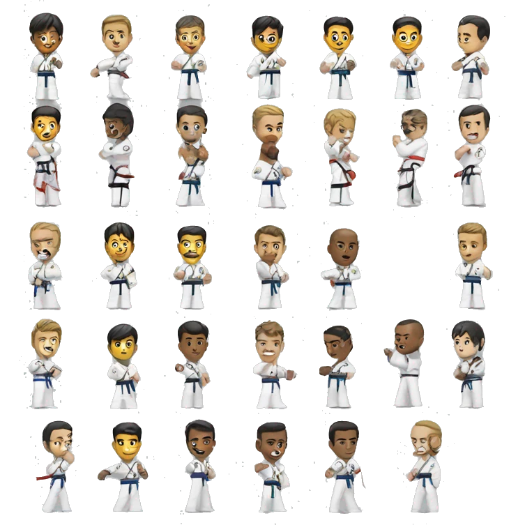 Taekwondista de taekwondo itf de argentina  emoji