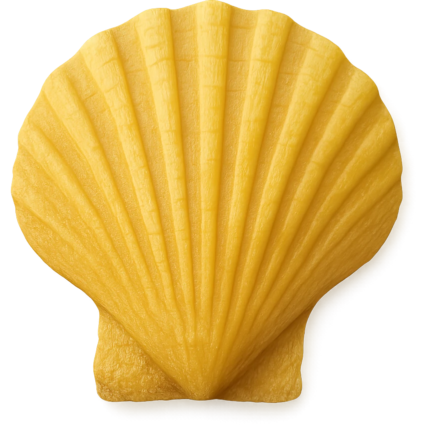 yellow seashell, remove background emoji