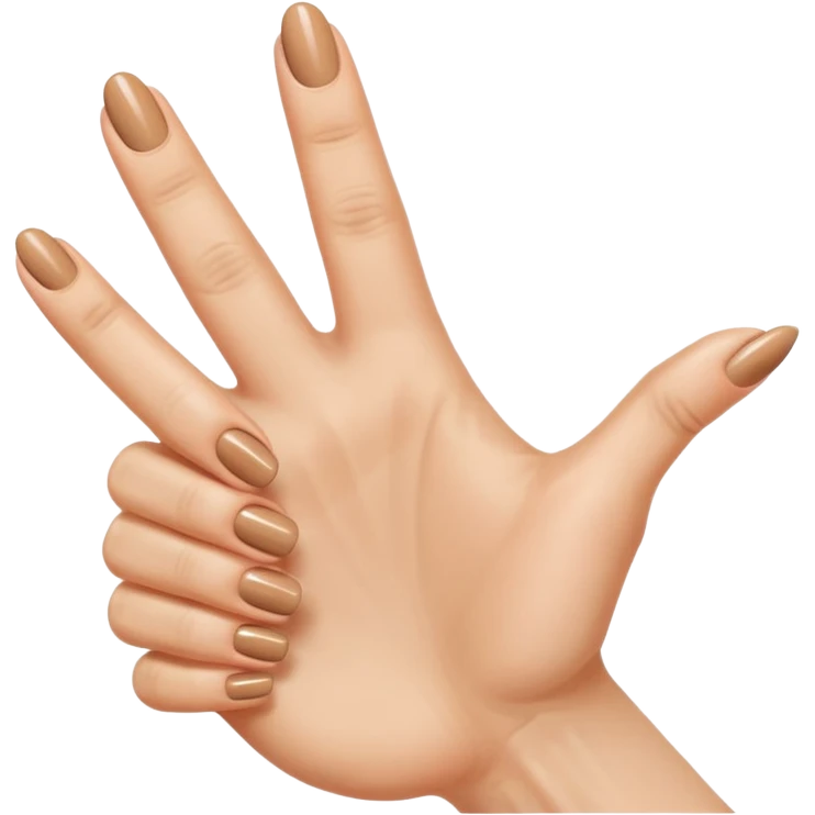 Aesthetic thumps Up Long nails emoji