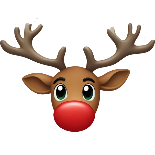 Red Nosed Reindeer emoji