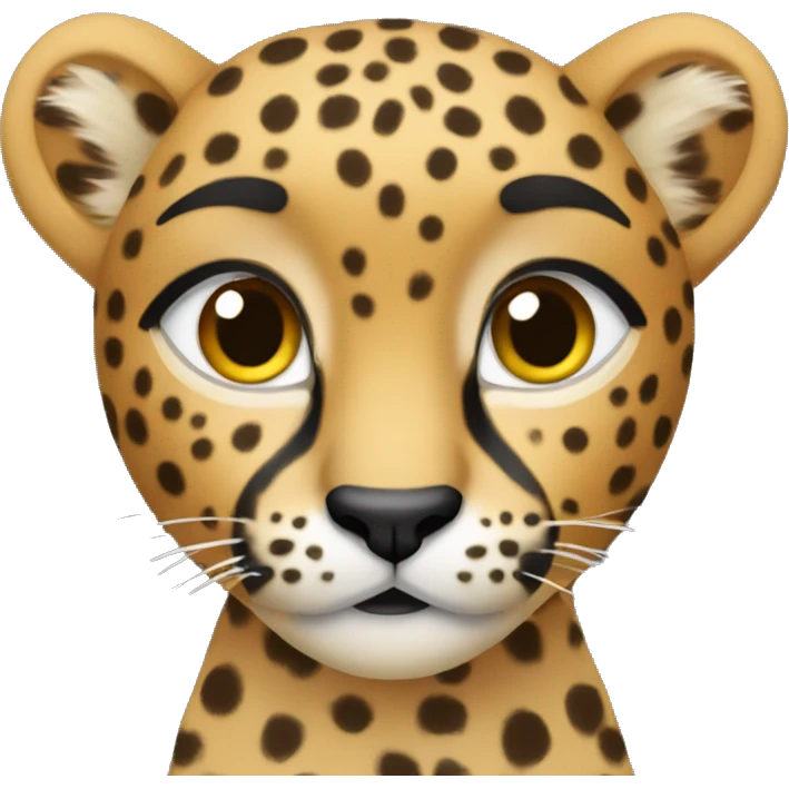 create a cheetah emoji
