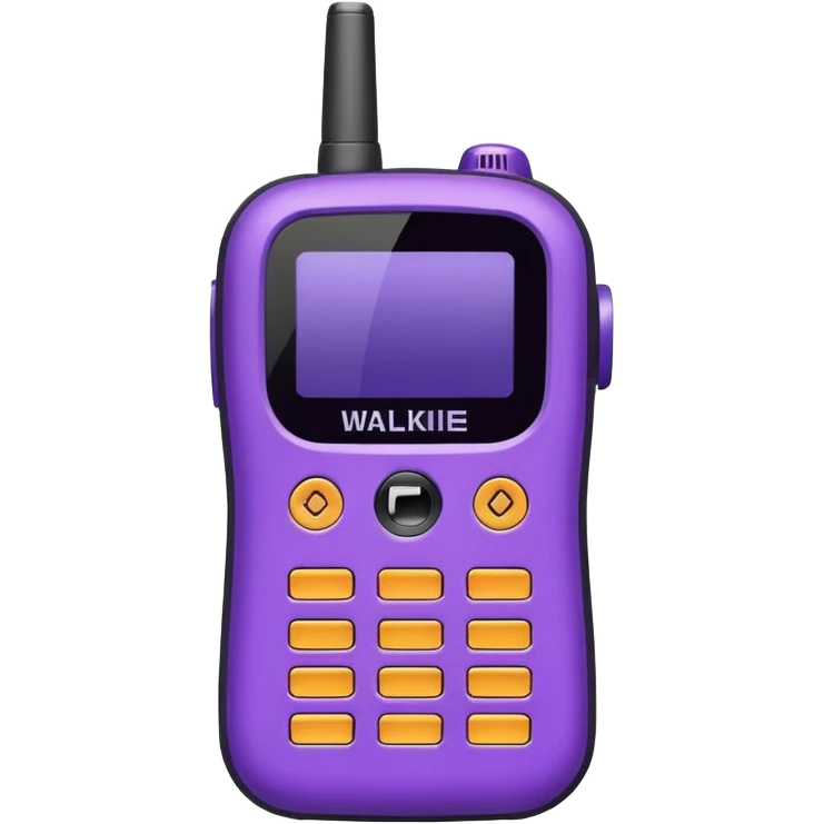 purple walkie talkie emoji emoji