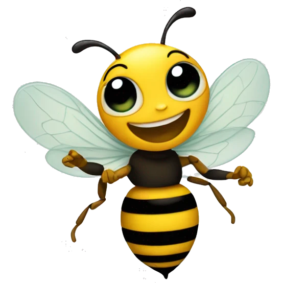 Bee dancing emoji